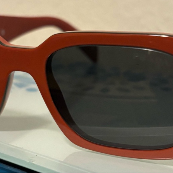 Prada Red Designer Sunglasses - Picture 2 of 12